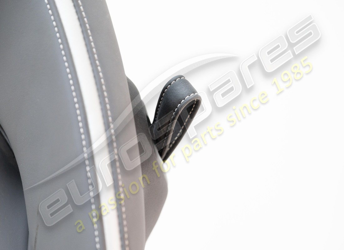 damaged eurospares full electric std style seats with alcantara centre & leather bolsters, horse stitched on headrest,. part number eap1563082 (14)