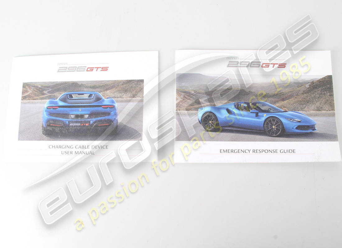 used ferrari ferrari 296 booklet pack complete with warranty book. part number eap1481295 (2)