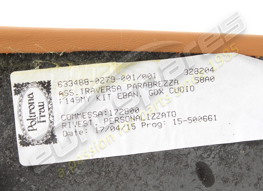 used ferrari finizione traversa sup.para. part number 86557429 (5)
