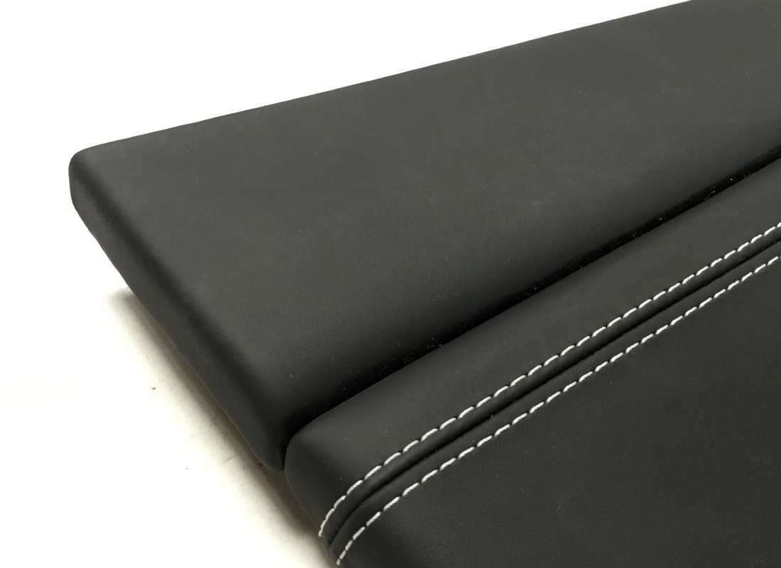used eurospares ferrari 488 lh & rh door panels (black leather & white stitching). part number eap1374247 (2)