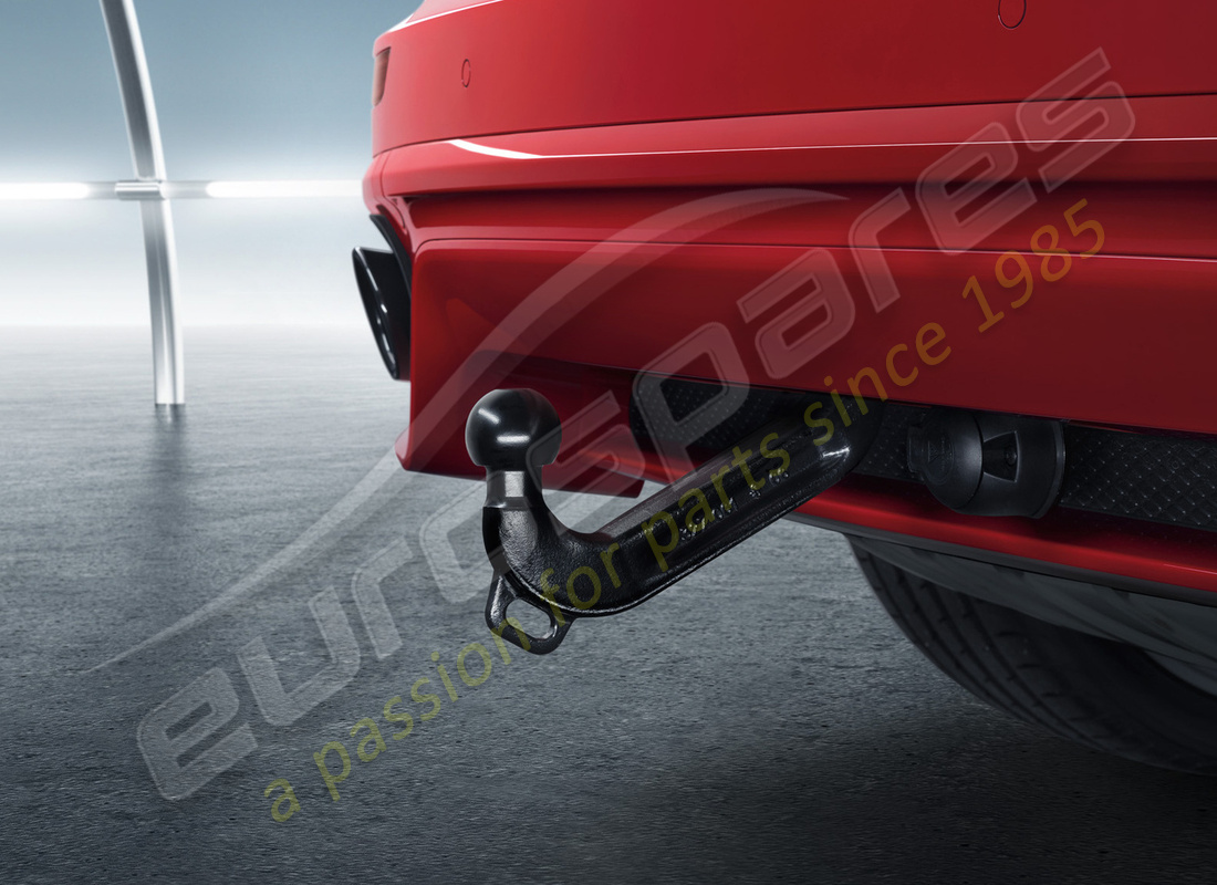 new porsche electrically extendable tow hitch. part number 95804480135 (2)