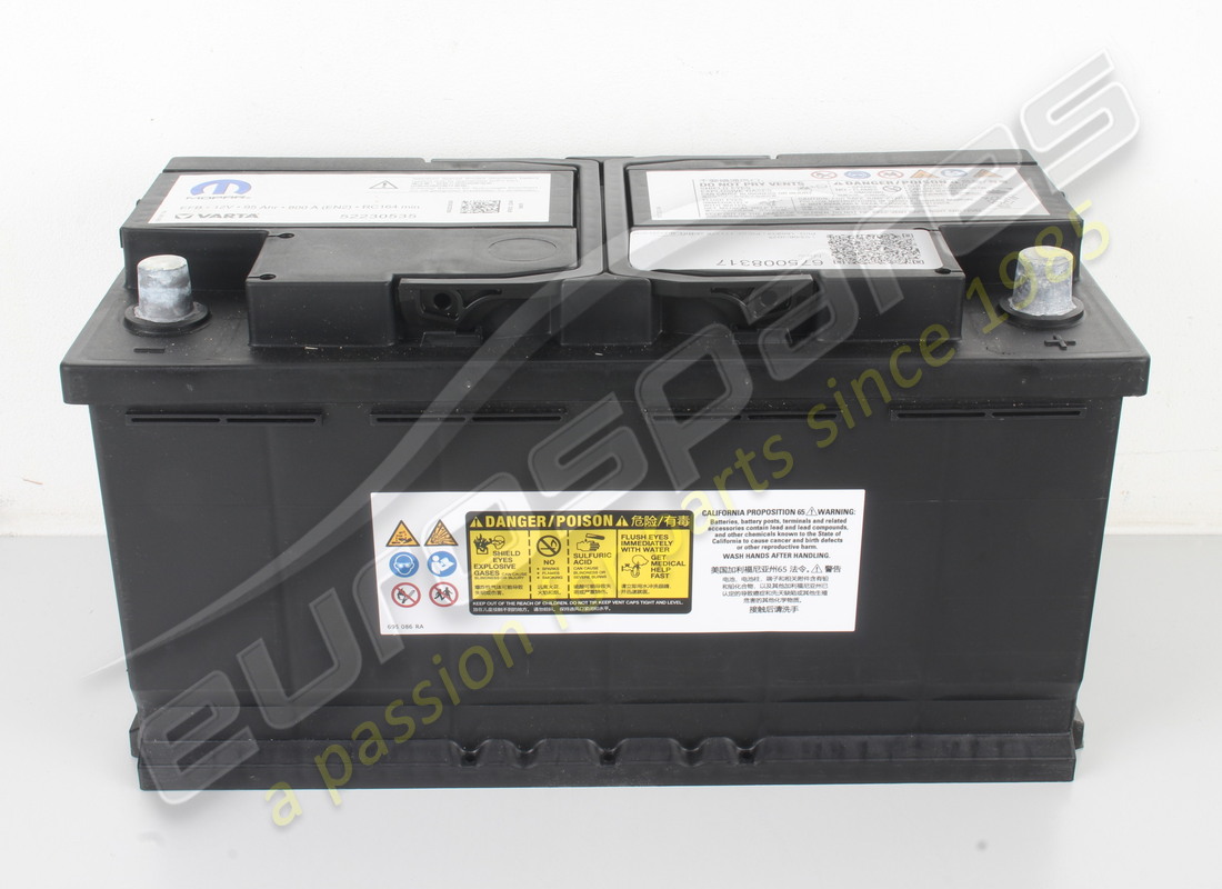 new maserati battery. part number 675008317 (1)