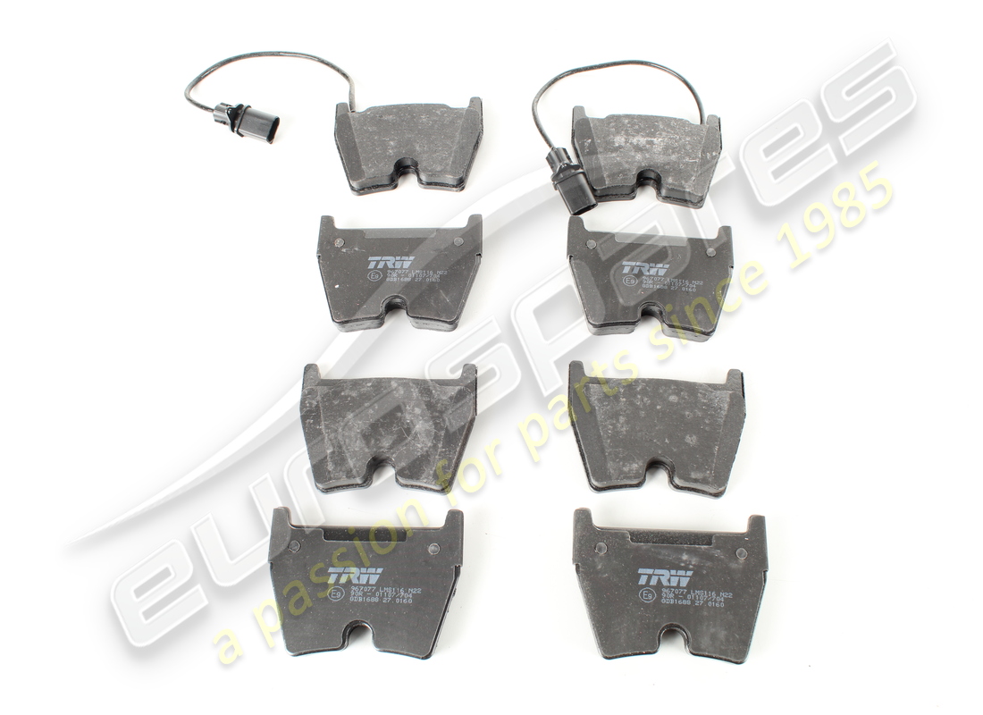 new eurospares front brake pads for steel disc. part number 400698151 (1)