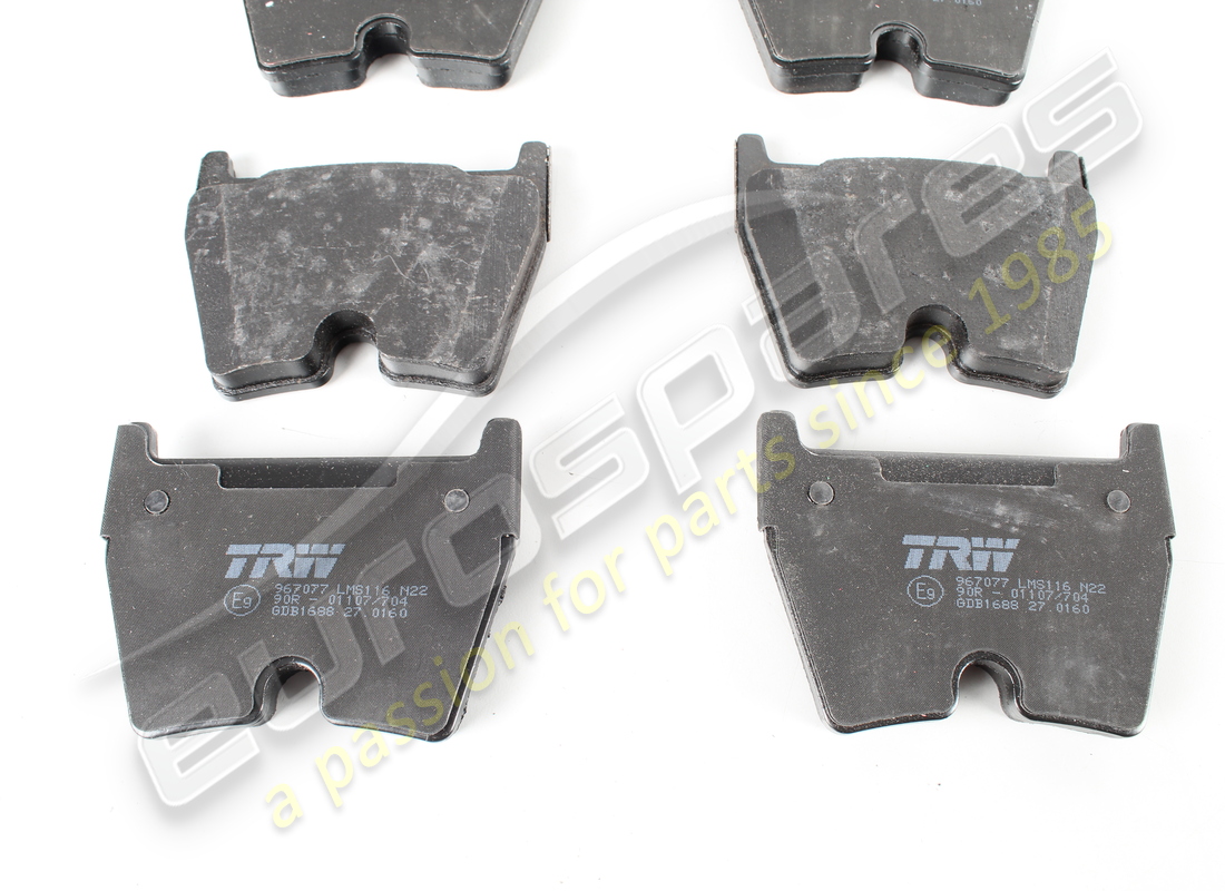 new eurospares front brake pads for steel disc. part number 400698151 (5)