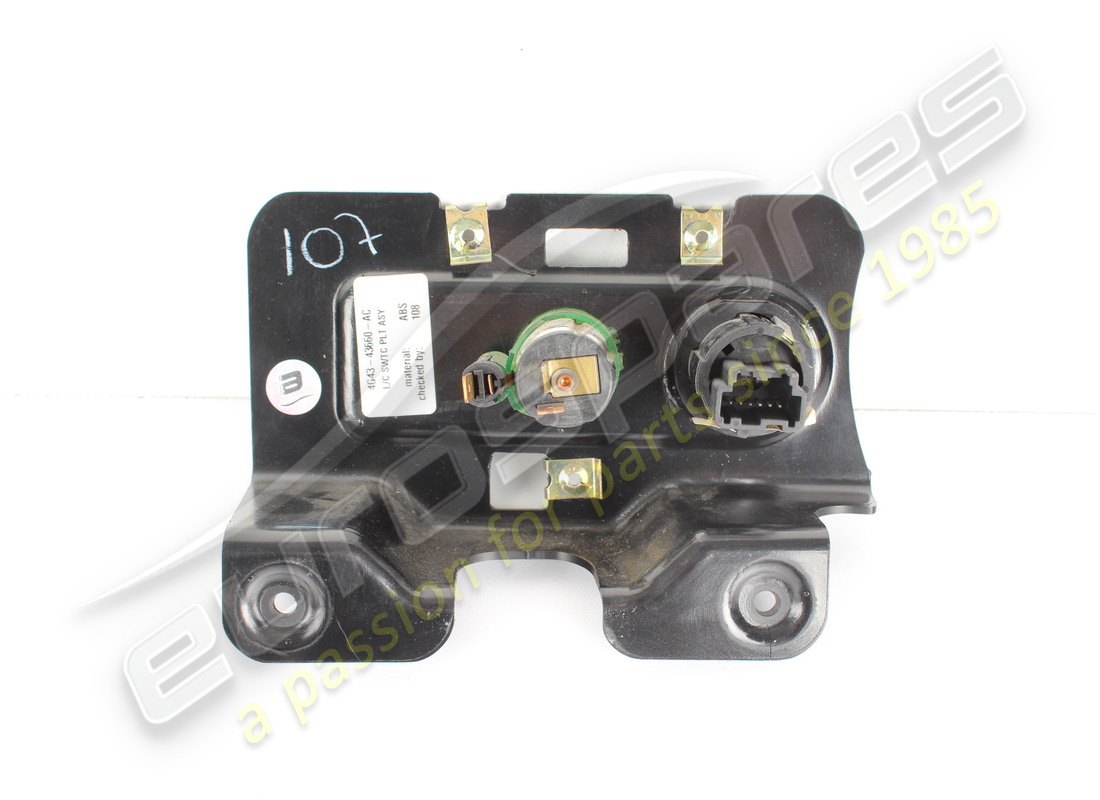used aston martin plate assembly, luggage compartment switch. part number 4g4343660aa (2)