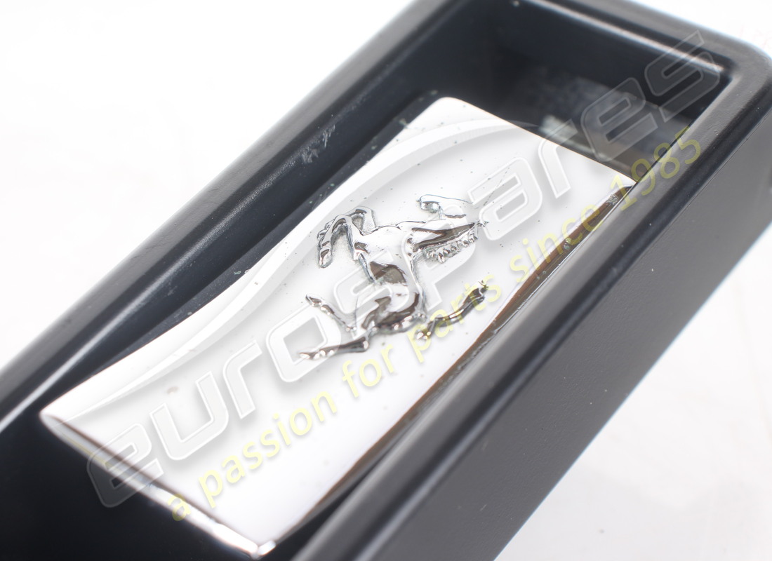 USED FERRARI INTERNAL BOOT RELEASE HANDLE (EMBOSSED HORSE MOTIF). PART NUMBER 63011800 (5) used ferrari internal boot release handle (embossed horse motif). part number 63011800 (5)