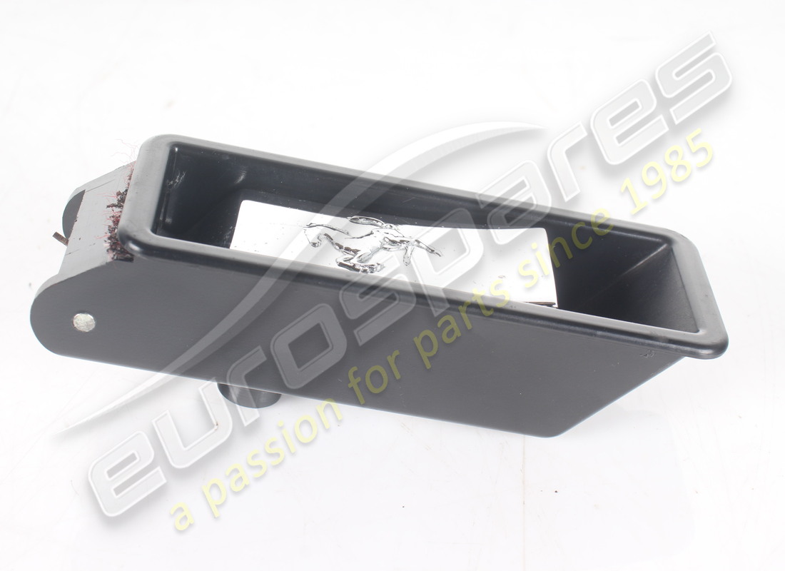 USED FERRARI INTERNAL BOOT RELEASE HANDLE (EMBOSSED HORSE MOTIF). PART NUMBER 63011800 (4) used ferrari internal boot release handle (embossed horse motif). part number 63011800 (4)