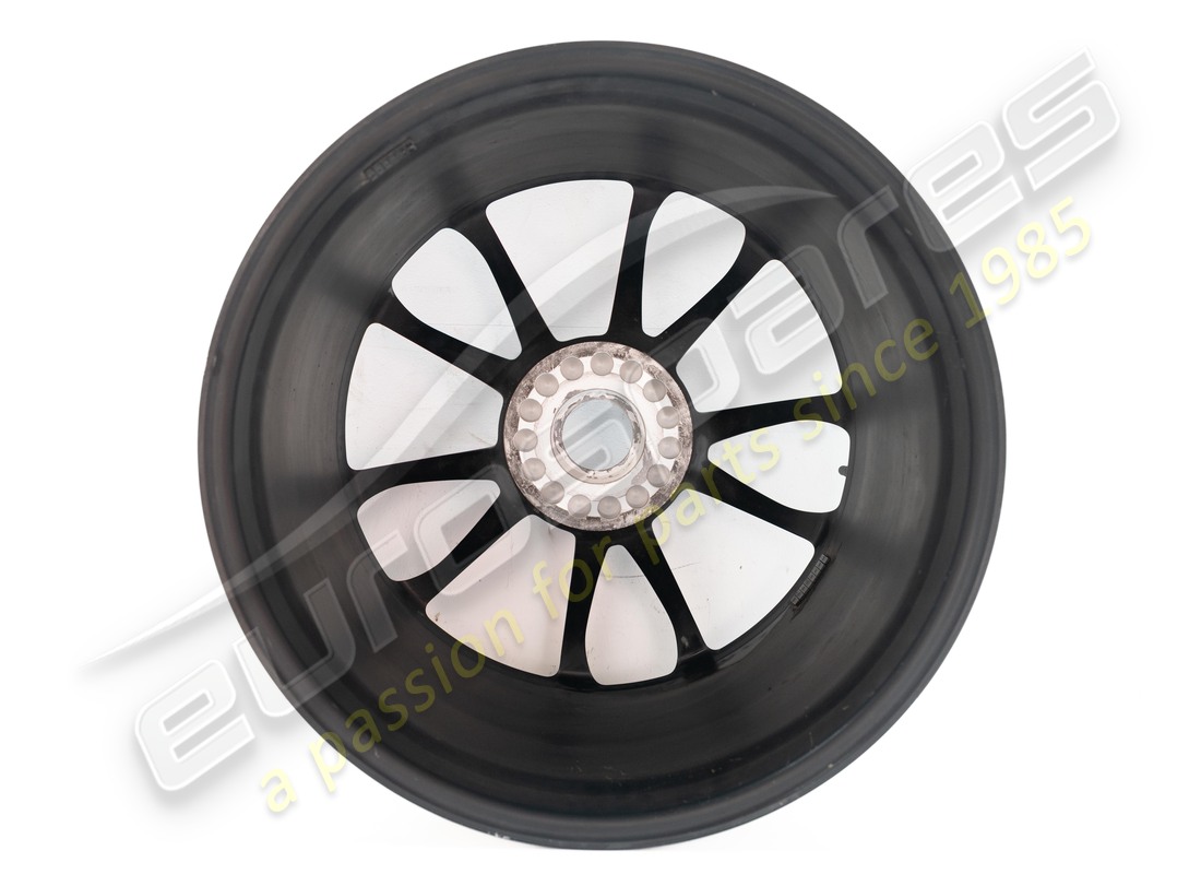 used porsche alloy wheel with central locking matt black. part number 99136218982je1 (3)