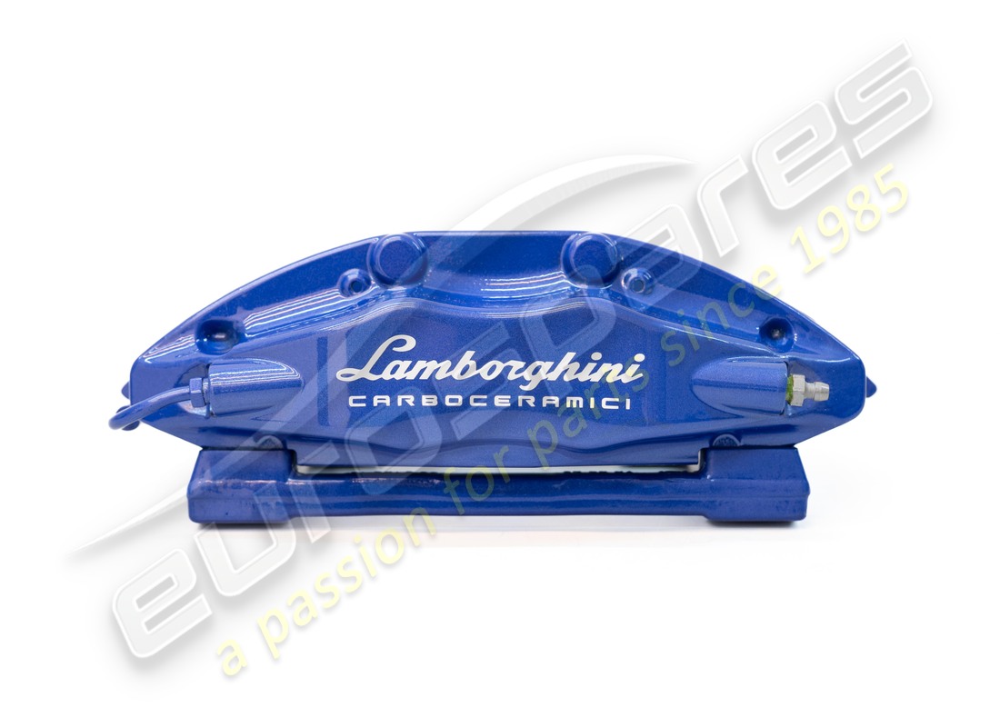 USED LAMBORGHINI PCCB REAR BRAKE CALIPER BLU ADP. PART NUMBER 4T0615405CJ (1) used lamborghini pccb rear brake caliper blu adp. part number 4t0615405cj (1)