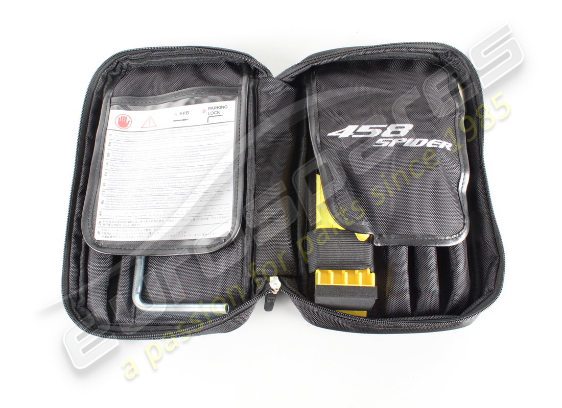 NEW FERRARI COMPLETE TOOLKIT BAG. PART NUMBER 321955 (8) new ferrari complete toolkit bag. part number 321955 (8)