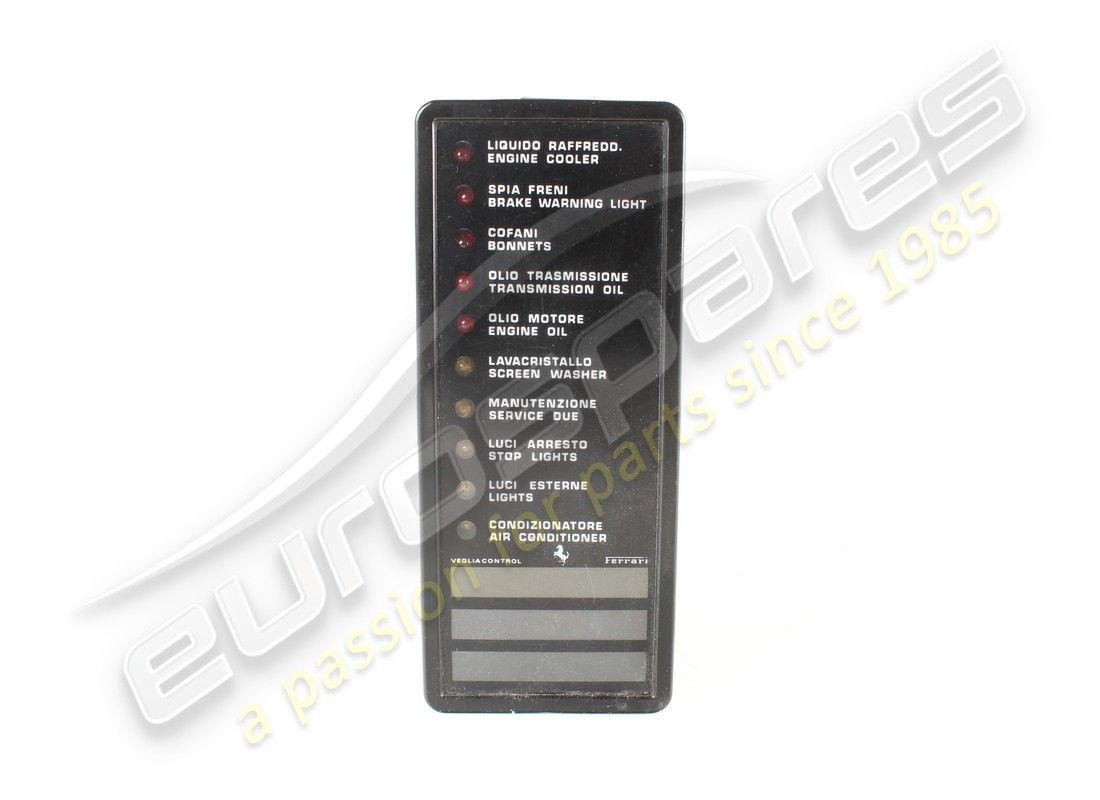 USED Ferrari CHECK CONTROL PANEL . PART NUMBER 60920600 (1)