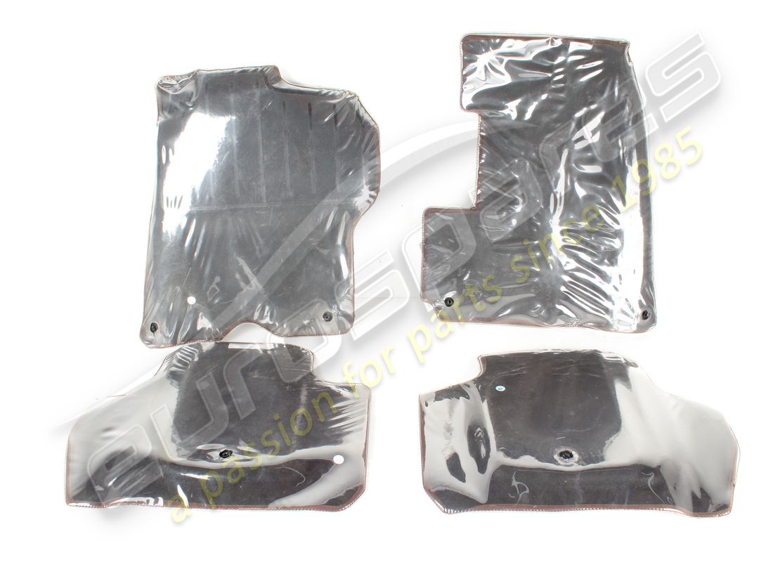 used ferrari front removable mat kit. part number 849174.. (2)