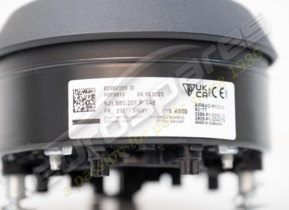 new porsche airbag unit for steering wheel black/dar. part number 9j1880201pia8 (5)