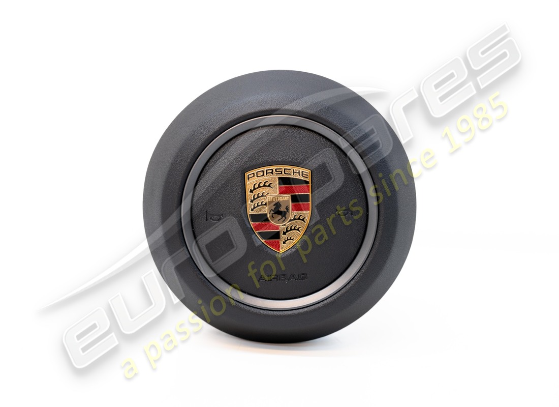 new porsche airbag unit for steering wheel black/dar. part number 9j1880201pia8 (1)