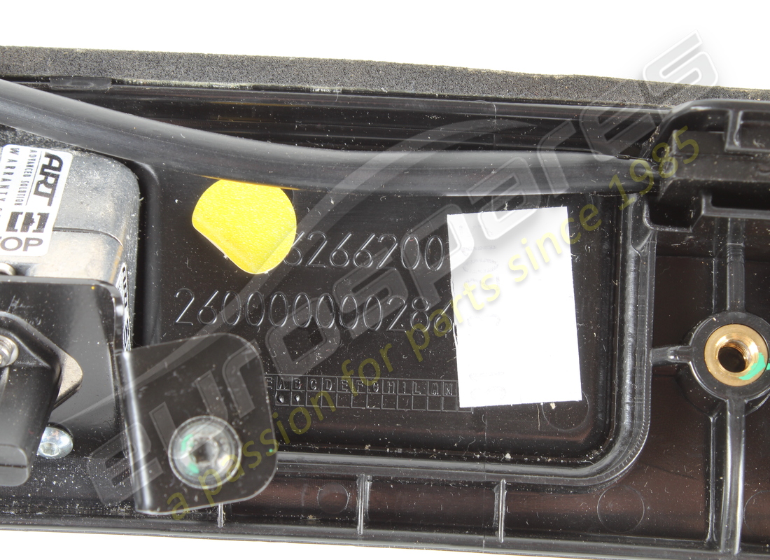 used ferrari complete license plate light surround. part number 86266000 (6)