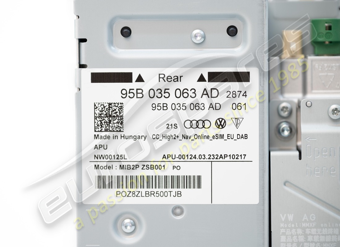 new porsche central computer. part number 95b035063ex (4)