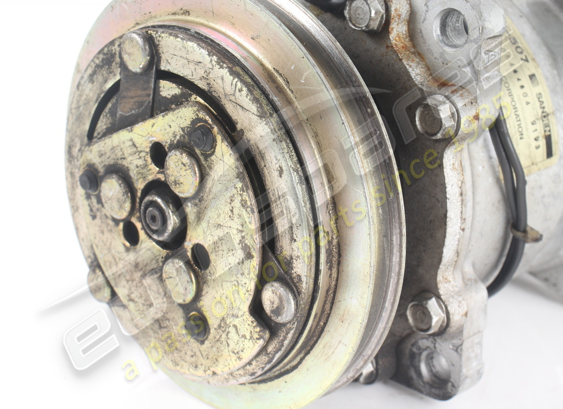 USED FERRARI AIR CONDITIONING COMPRESSOR. PART NUMBER 121966 (6) used ferrari air conditioning compressor. part number 121966 (6)