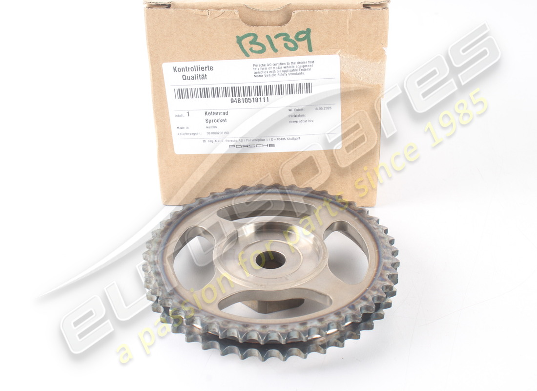 NEW PORSCHE SPROCKET. PART NUMBER 94810518111 (3) new porsche sprocket. part number 94810518111 (3)