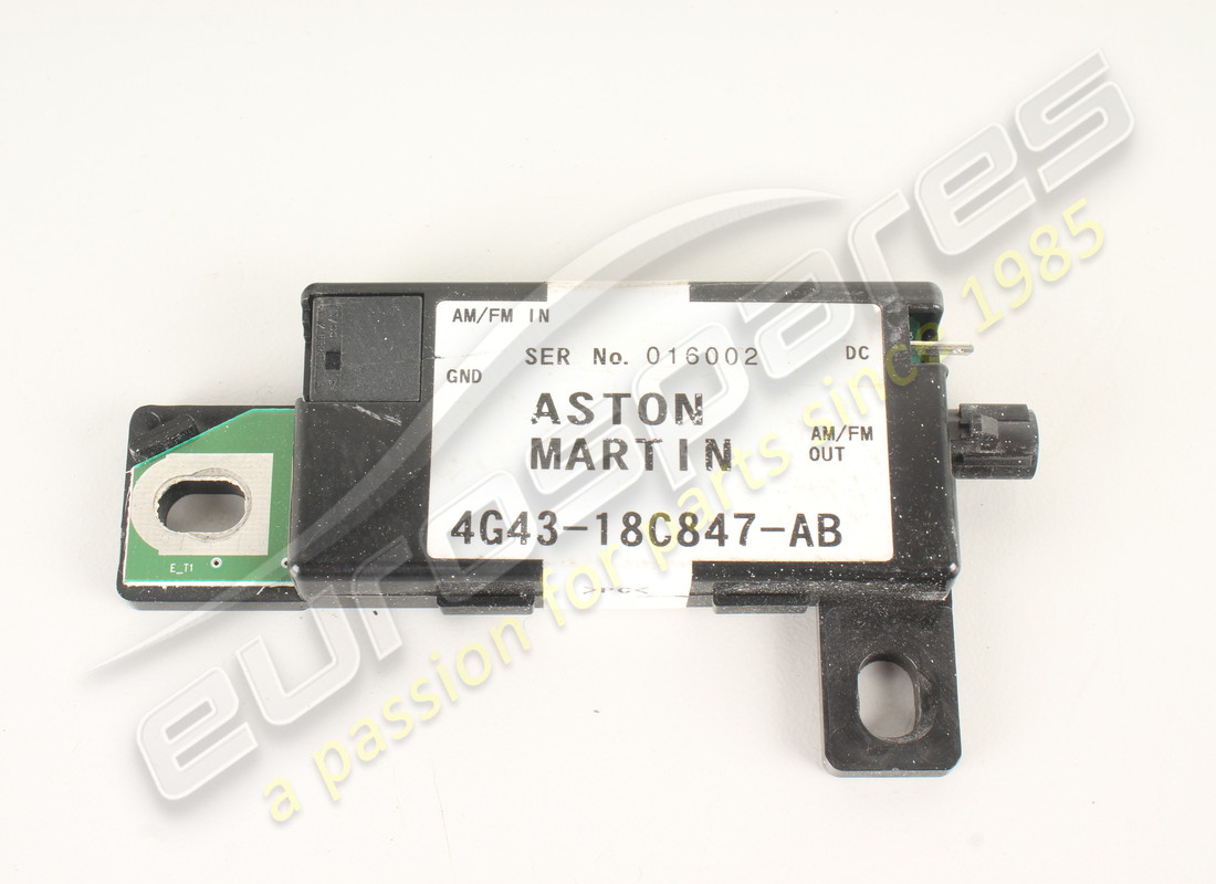 USED Aston Martin ANTENNA, AMPLIFIER ASSEMBLY . PART NUMBER 4G4318C847AB (1)