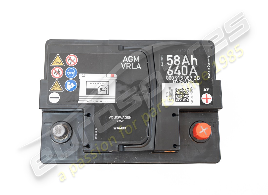 NEW LAMBORGHINI BATTERY. PART NUMBER 000915089BB (5) new lamborghini battery. part number 000915089bb (5)