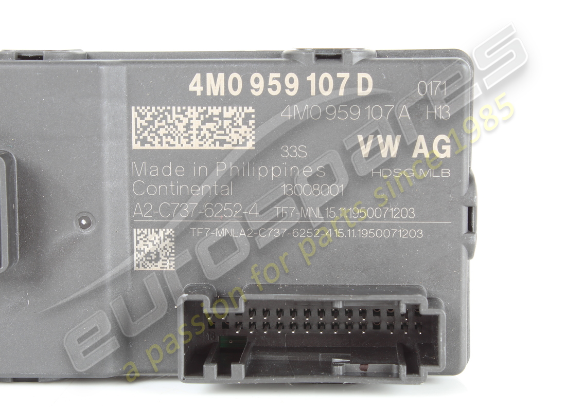 USED LAMBORGHINI CONTROL,TRUNK LID DIAG-ADR: 06D. PART NUMBER 4M0959107D (3) used lamborghini control,trunk lid diag-adr: 06d. part number 4m0959107d (3)