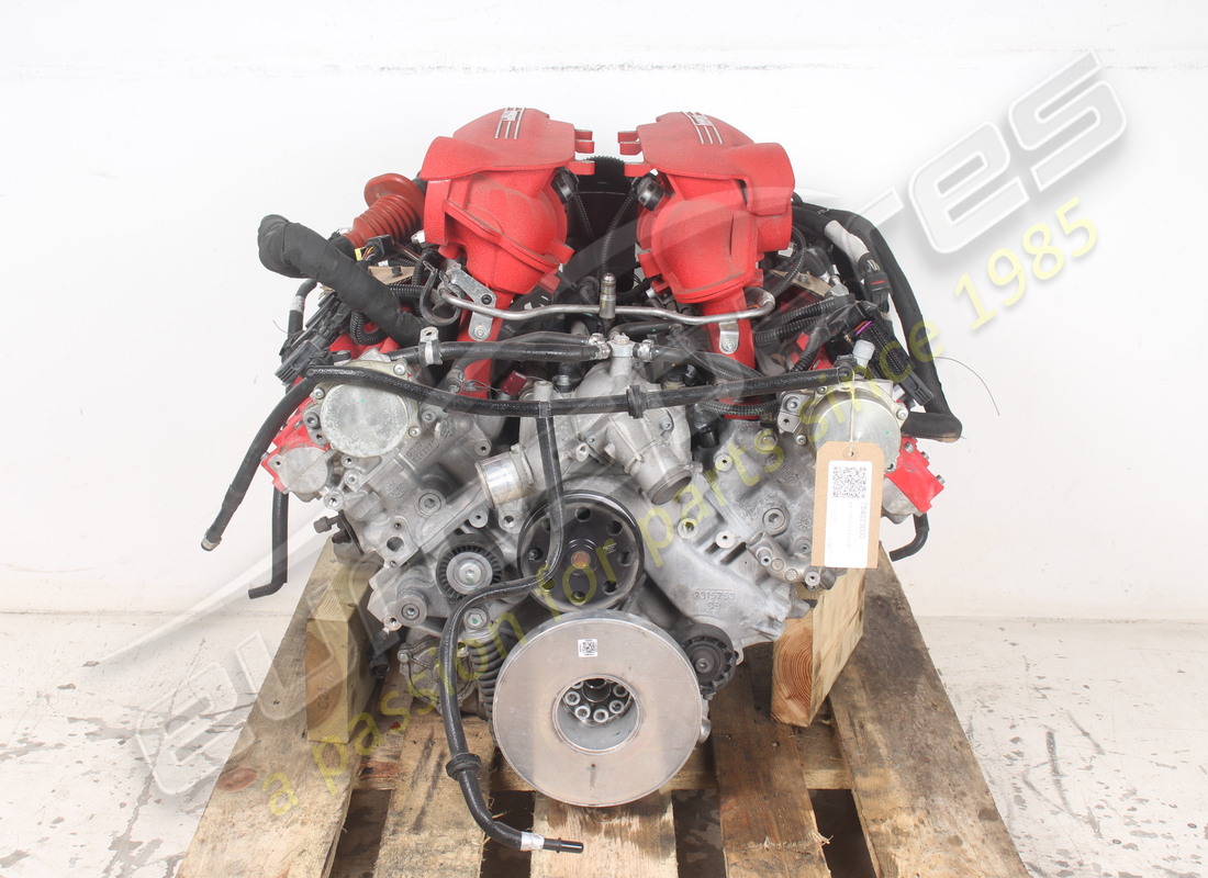 USED FERRARI 488 COMPLETE ENGINE. PART NUMBER 754023000 (3) used ferrari 488 complete engine. part number 754023000 (3)