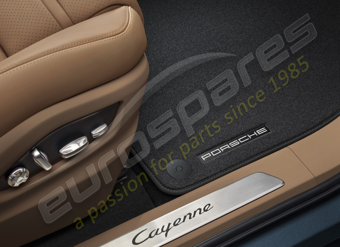 new porsche floor mats with nubuk surround (truffle brown). part number 9y2863011os1 (1)