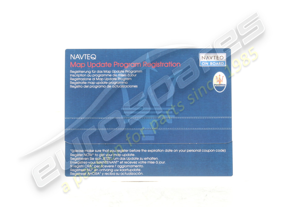 new maserati maserati map europe update kit. part number 920002338 (2)
