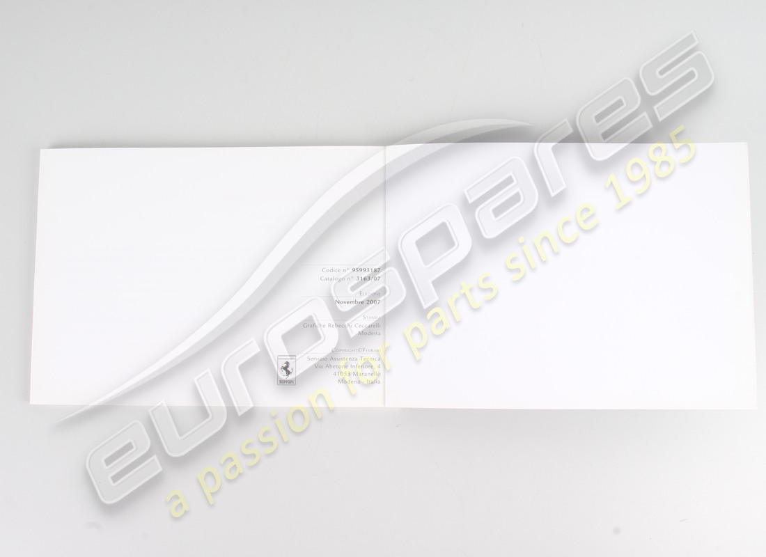 new ferrari power brochure. part number 95993187 (2)