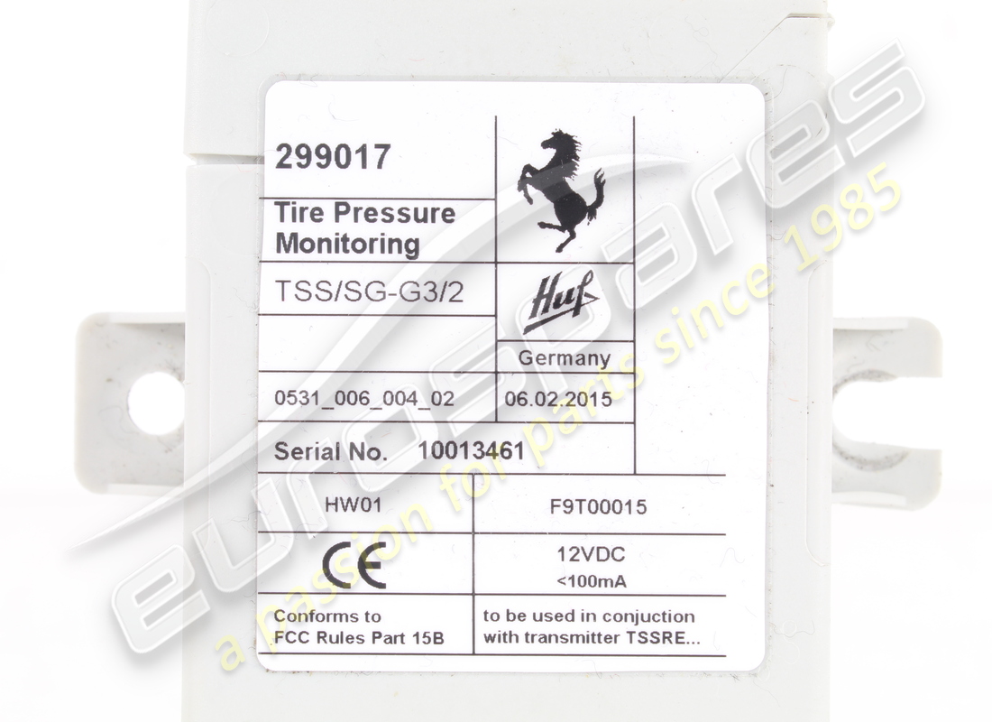 used ferrari tpms ecu. part number 299017 (2)