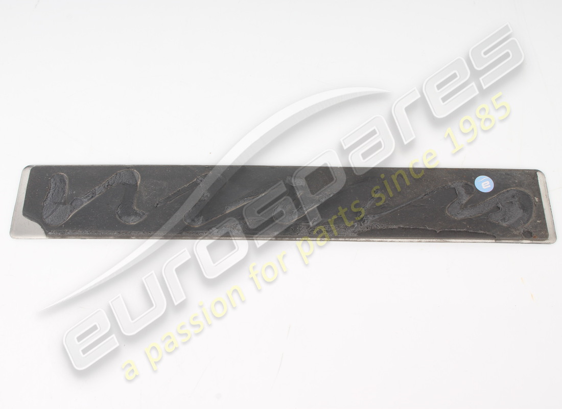 USED LAMBORGHINI SCUFF PLATE INOX. PART NUMBER 400853373C (2) used lamborghini scuff plate inox. part number 400853373c (2)