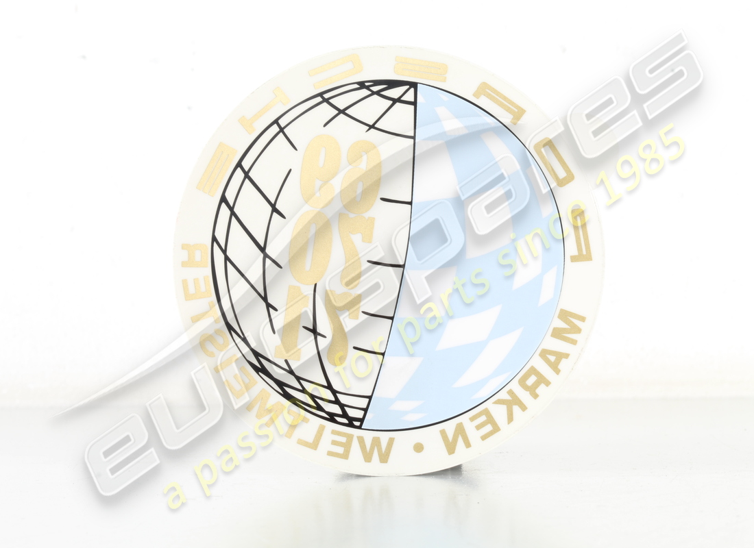 NEW PORSCHE STICKER - BRAND WORLD CHAMPION - 69,70,71. PART NUMBER 91170110302 (1) new porsche sticker - brand world champion - 69,70,71. part number 91170110302 (1)
