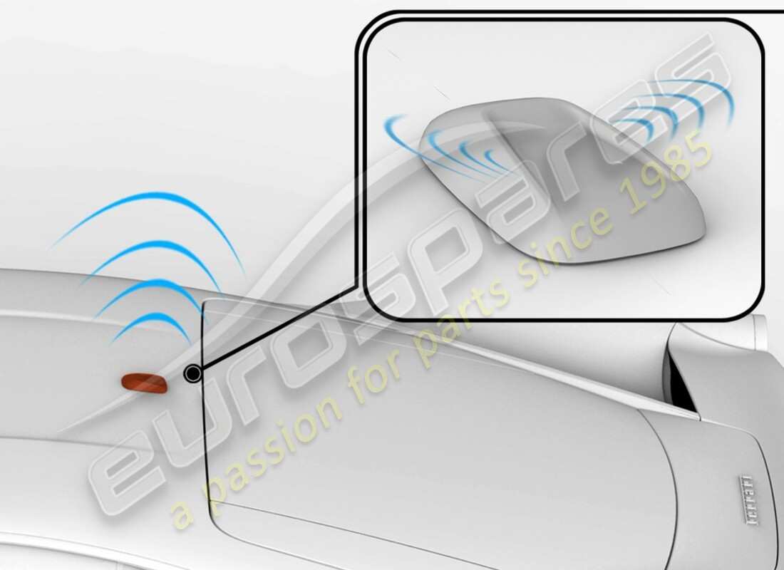 new ferrari satellite antenna kit (sdars). part number 70003020 (1)