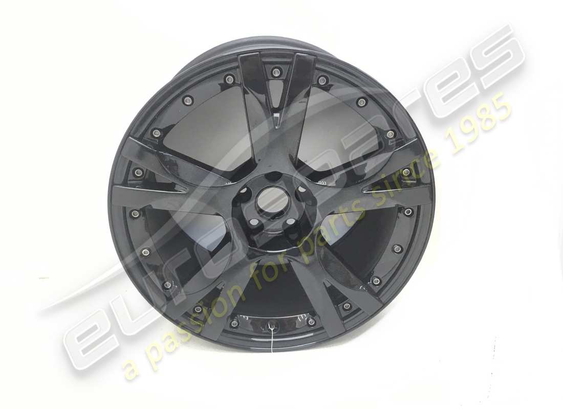 reconditioned lamborghini wheel rim callisto shiny black post. part number 400601017cb (1)