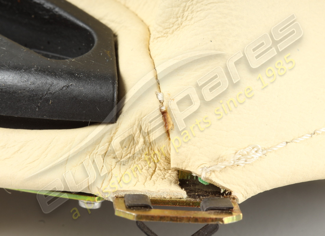new (other) maserati automatic gear lever leather surround - rhd - cream. part number 981001402 (8)