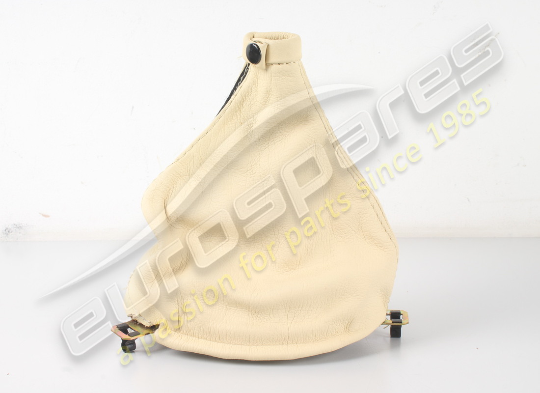 new (other) maserati automatic gear lever leather surround - rhd - cream. part number 981001402 (3)