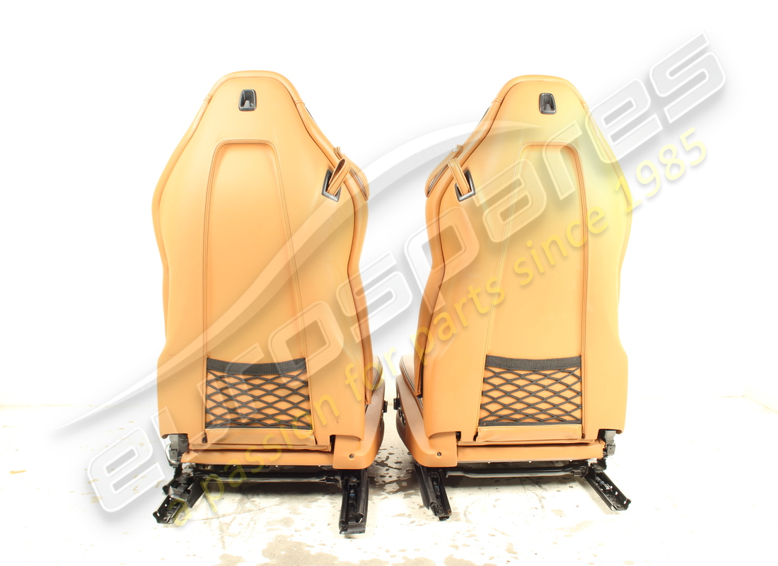 used eurospares complete front & rear seet set ( cuioio leather with black stitching ). part number eap1566195 (9)