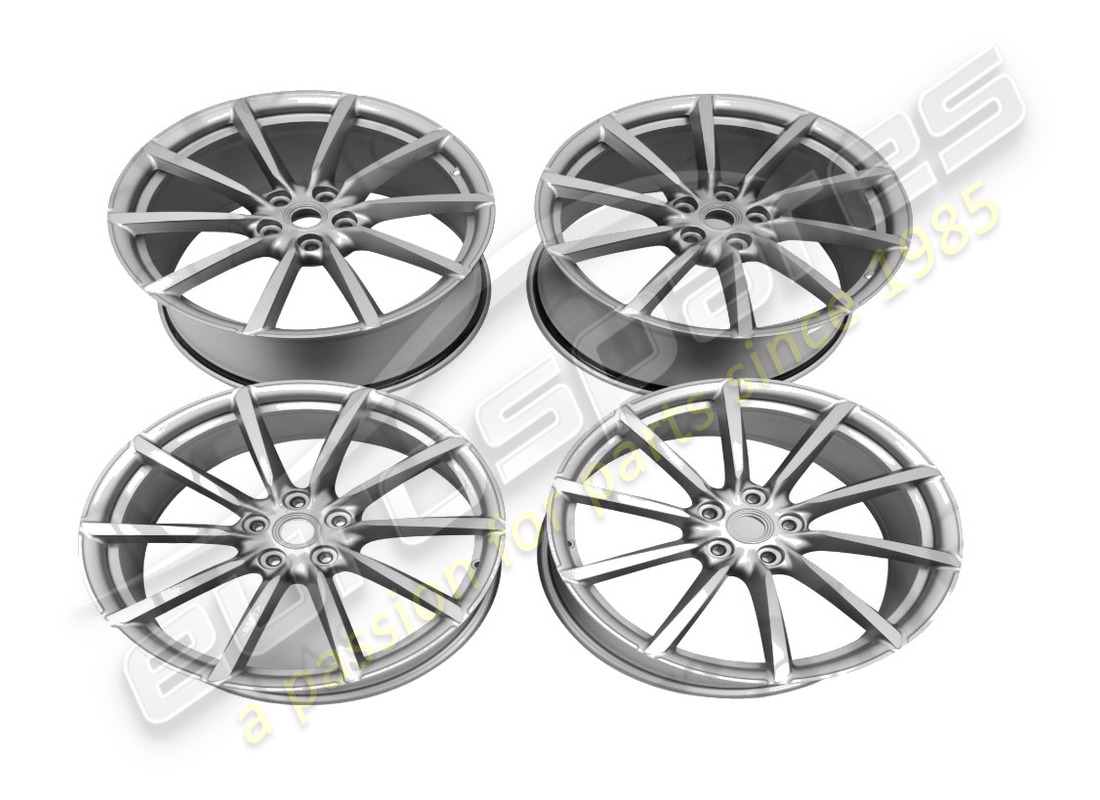 new ferrari set of painted, forged wheel. part number 70004423 (1)