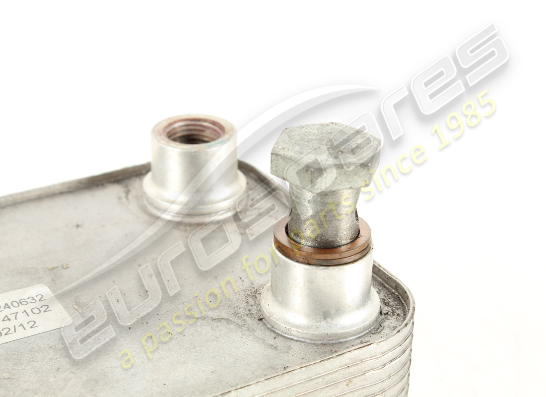 USED FERRARI OIL HEAT EXCHANGER. PART NUMBER 240632 (4) used ferrari oil heat exchanger. part number 240632 (4)