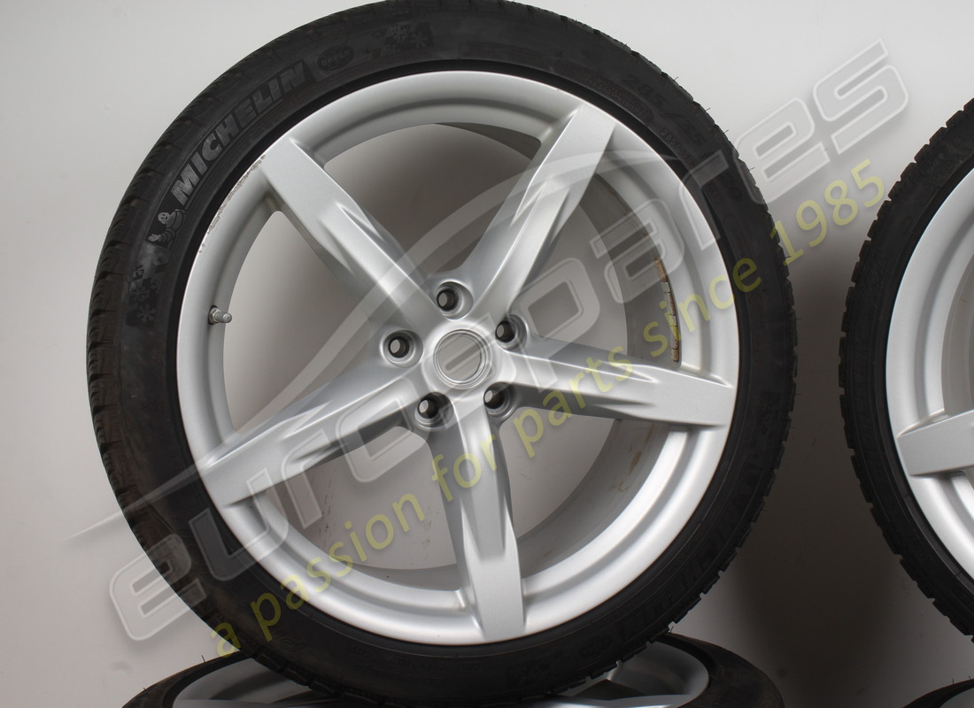 used ferrari gtc4lusso matt silver rims k. part number 70004725 (2)