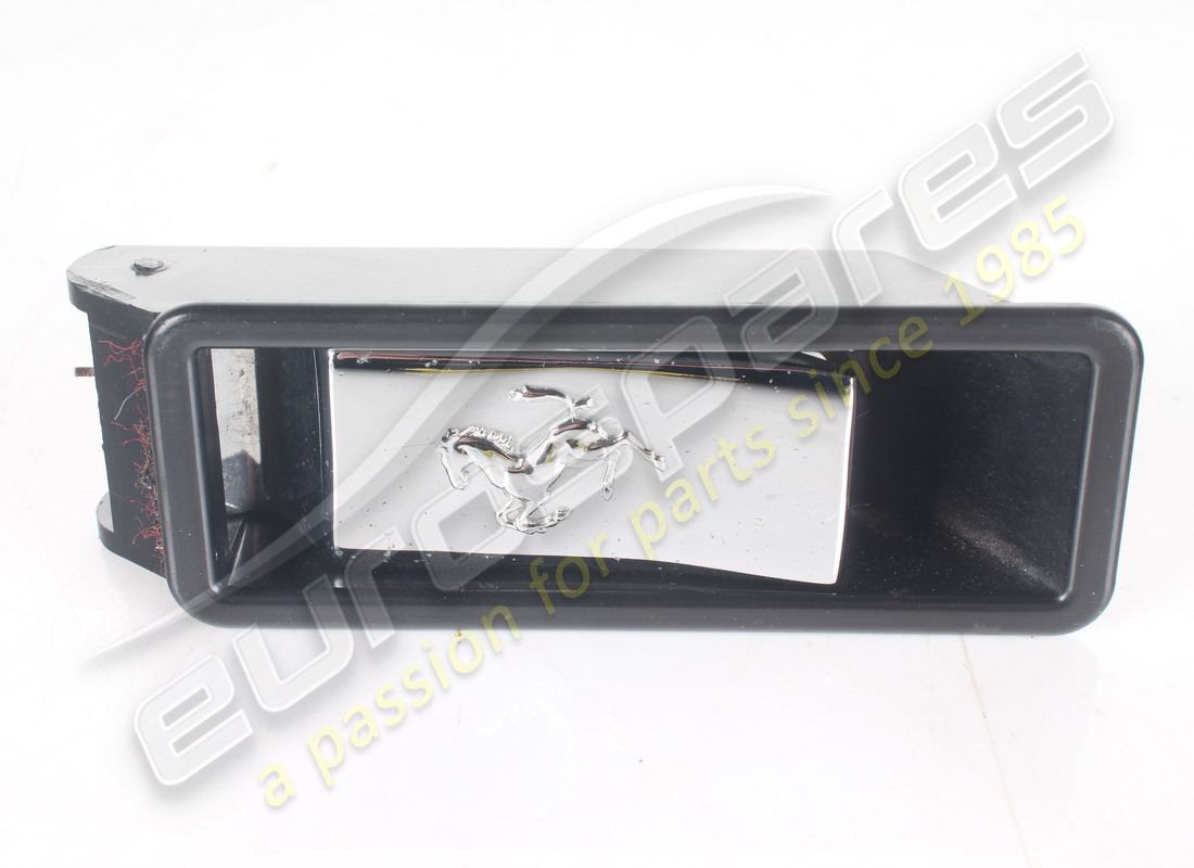 USED FERRARI INTERNAL BOOT RELEASE HANDLE (EMBOSSED HORSE MOTIF). PART NUMBER 63011800 (6) used ferrari internal boot release handle (embossed horse motif). part number 63011800 (6)