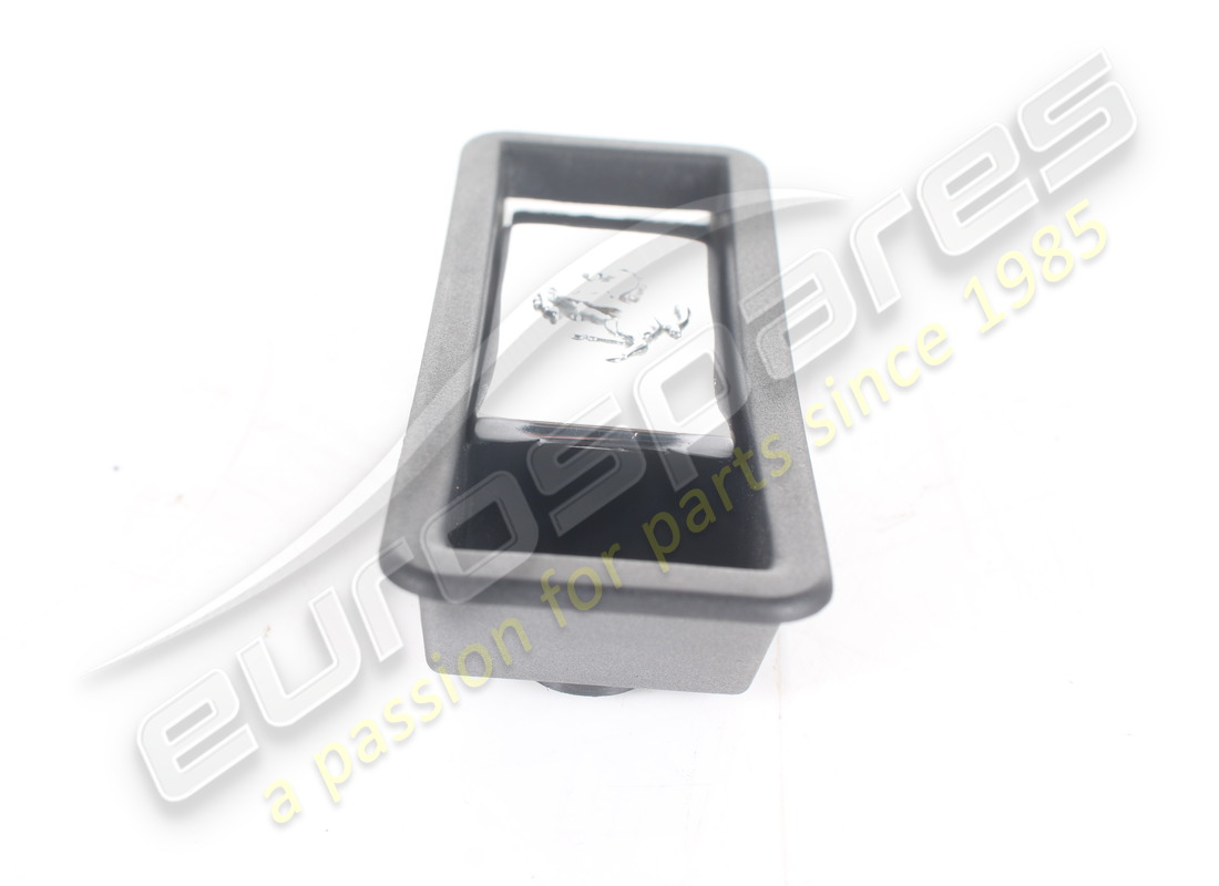 DAMAGED FERRARI INTERNAL BOOT RELEASE HANDLE (EMBOSSED HORSE MOTIF). PART NUMBER 63011800 (4) damaged ferrari internal boot release handle (embossed horse motif). part number 63011800 (4)