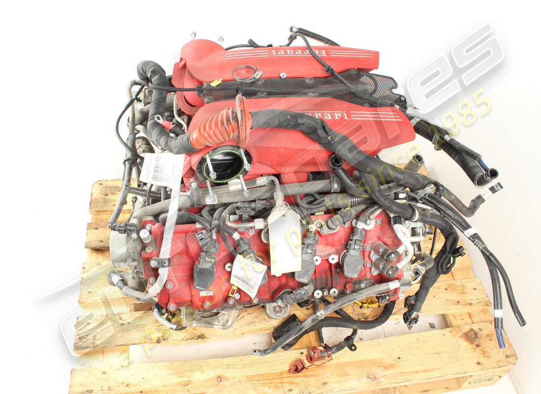 used ferrari 488 complete engine. part number 754023000 (5)