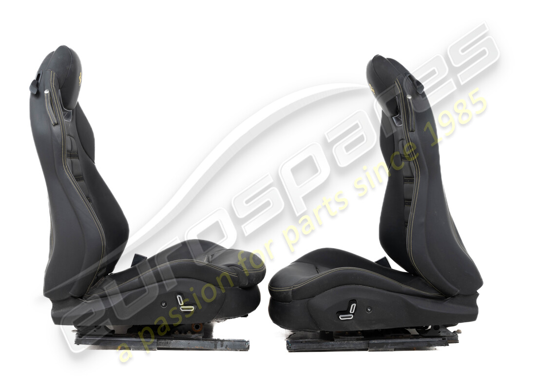 used ferrari portofino rhd pair of seats in black. part number eap1450352 (3)