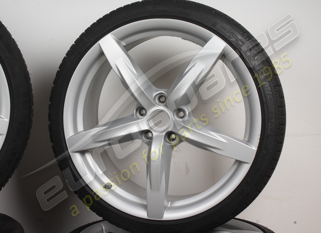 used ferrari gtc4lusso matt silver rims k. part number 70004725 (4)