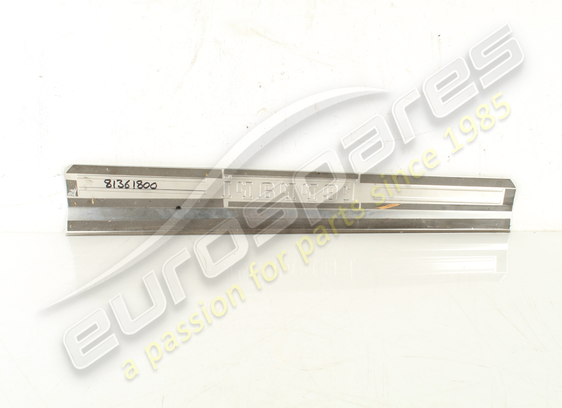 USED FERRARI RH KICKPLATE. PART NUMBER 81361800 (2) used ferrari rh kickplate. part number 81361800 (2)
