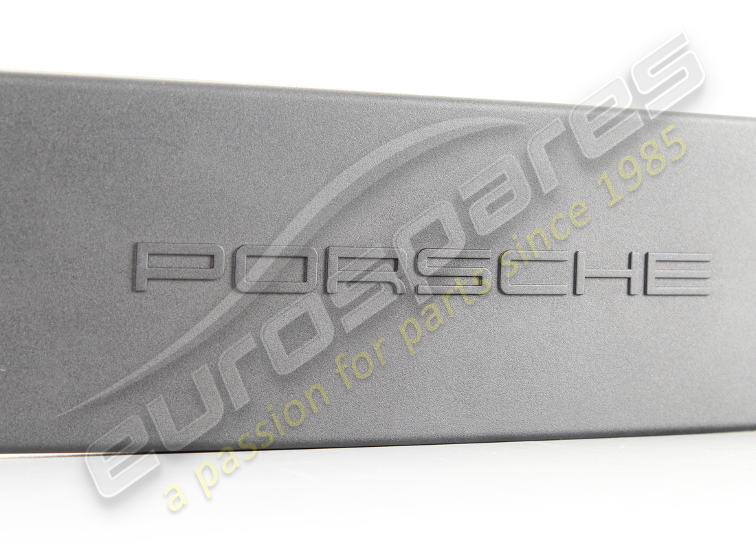 NEW PORSCHE LICENCE .PLATE BRACKET SATIN BLACK. PART NUMBER 9877011050301C (2) new porsche licence .plate bracket satin black. part number 9877011050301c (2)