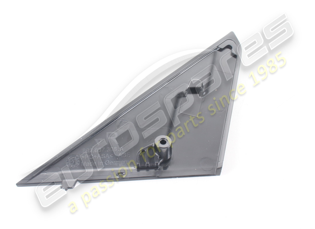 new porsche cover right glass channel matt black. part number 992837308aok1 (3)