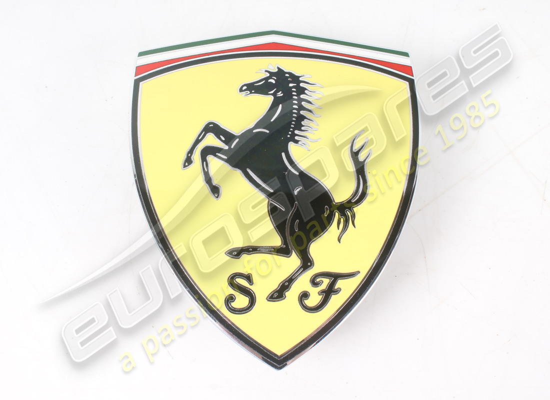 USED Ferrari SQUADRA CORSE SHIELD BADGE . PART NUMBER 87344500 (1) USED Ferrari SQUADRA CORSE SHIELD BADGE . PART NUMBER 87344500 (1)