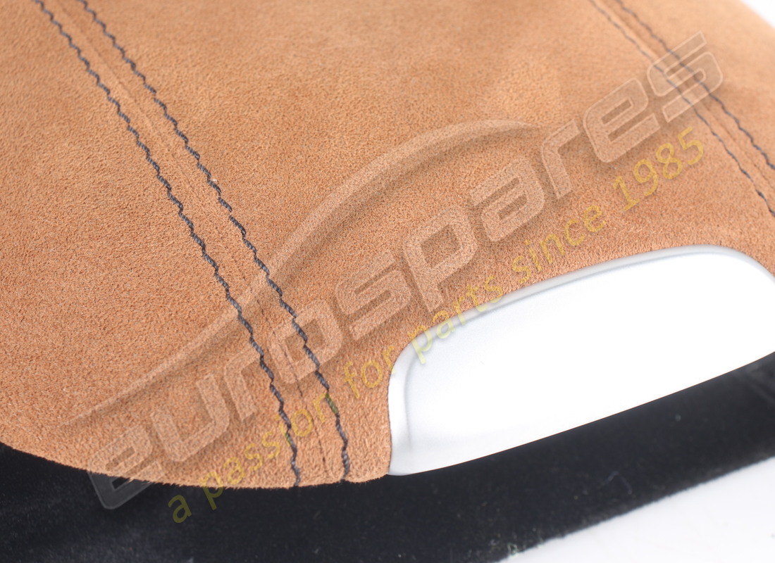 used eurospares rear unit tray with compartment door in alcantara (colour cuoio). part number eap1723567 (2)